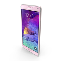 Samsung Galaxy Note 4 Blossom Pink PNG & PSD Images