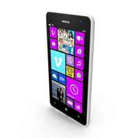 Nokia Lumia 625 White PNG & PSD Images