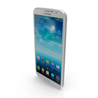 Samsung Galaxy Mega 6.3 I9200 White PNG & PSD Images