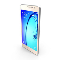 Samsung Galaxy On7 Gold PNG & PSD Images