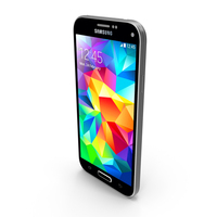 Samsung Galaxy S5 Mini Charcoal Black PNG & PSD Images