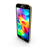 Samsung Galaxy S5 Mini Copper Gold PNG & PSD Images
