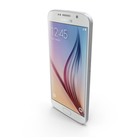 Samsung Galaxy S6 White Pearl PNG & PSD Images