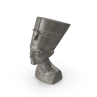 Granite Bust of Nefertiti PNG & PSD Images