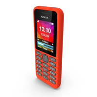 Nokia 130 Dual Sim Red PNG & PSD Images
