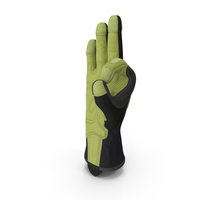 Heavy Duty Safety Gloves OK Hand Gesture PNG & PSD Images