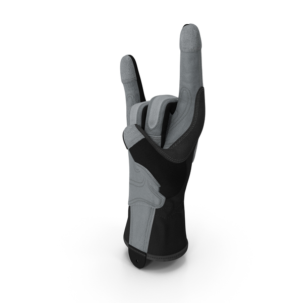 Heavy Duty Safety Gloves Sign of the Horns PNG & PSD Images