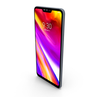 LG G7 ThinQ Platinum Gray PNG & PSD Images
