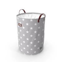 Laundry Basket with Lid Gray PNG & PSD Images