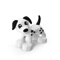 Lego Duplo Dog White PNG & PSD Images