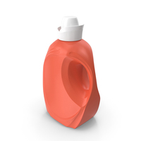 Liquid Fabric Softener Large Bottle Clear PNG & PSD Images