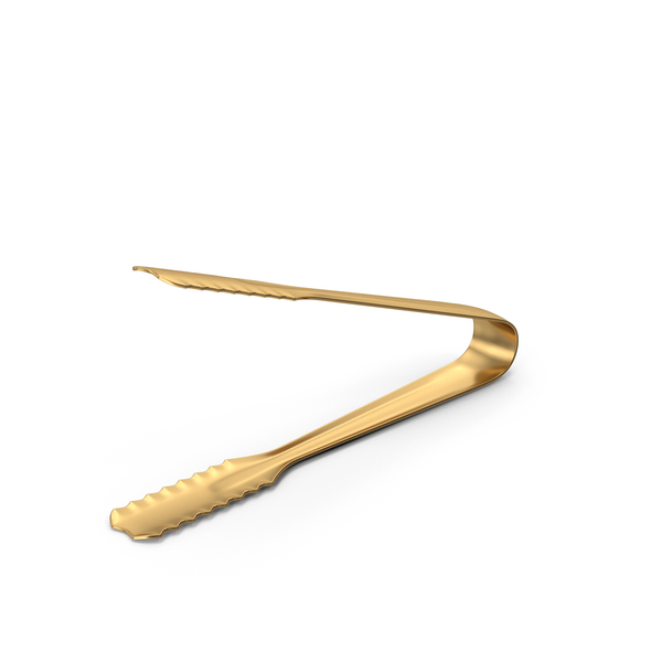 Ice Tongs Gold PNG & PSD Images