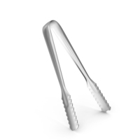 Silver Ice Tongs PNG & PSD Images