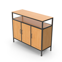Wooden Sideboard Cabinet PNG & PSD Images