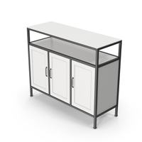 White Sideboard Cabinet PNG & PSD Images