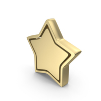 Gold Star Symbol PNG & PSD Images