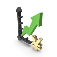 Growth Chart Economy Money Gold PNG & PSD Images