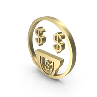 Face Dollar Money Economy Gold PNG & PSD Images