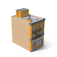 Cartoon Apartment Building PNG & PSD Images