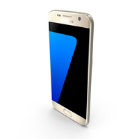Samsung Galaxy S7 Gold PNG & PSD Images