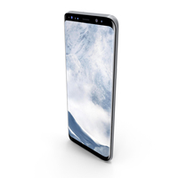 Samsung Galaxy S8 Arctic Silver PNG & PSD Images