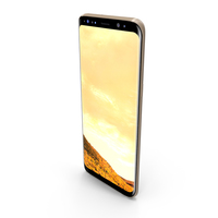 Samsung Galaxy S8 Maple Gold PNG & PSD Images