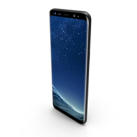 Samsung Galaxy S8 Midnight Black PNG & PSD Images