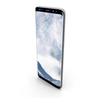 Samsung Galaxy S8 Plus Arctic Silver PNG & PSD Images