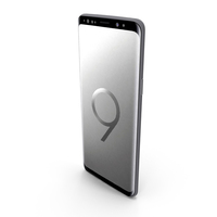 Samsung Galaxy S9 Titanium Gray PNG & PSD Images
