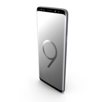 Samsung Galaxy S9 Plus Titanium Gray PNG & PSD Images