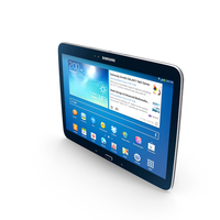 Samsung Galaxy Tab 3 10.1 P5200 Black PNG & PSD Images