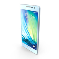 Samsung Galaxy A5 Light Blue PNG & PSD Images