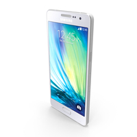 Samsung Glaxy A5 Platinum Silver PNG & PSD Images