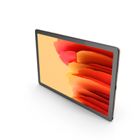 Samsung Galaxy Tab A7 10.4 Gold PNG & PSD Images