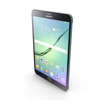 Samsung Galaxy Tab S2 8.0 Black PNG & PSD Images