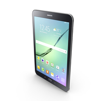 Samsung Galaxy Tab S2 9.7 Black PNG & PSD Images