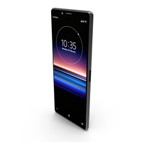 Sony Xperia 1 Black PNG & PSD Images