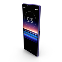 Sony Xperia 1 Purple PNG & PSD Images