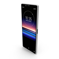 Sony Xperia 1 White PNG & PSD Images
