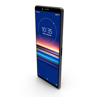 Sony Xperia 5 Blue PNG & PSD Images