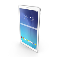 Samsung Galaxy Tab E 9.6 Pearl White PNG & PSD Images