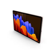Samsung Galaxy Tab S7 Plus Mystic Bronze PNG & PSD Images