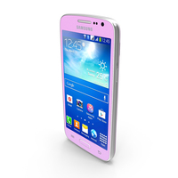 Samsung Galaxy Win Pro G3812 Pink 3DS PNG & PSD Images