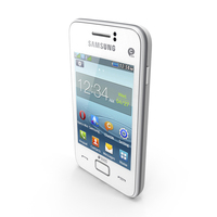 Samsung Rex 80 S5222R White PNG & PSD Images