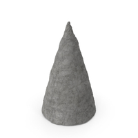 Large Gray Conical Rock PNG & PSD Images