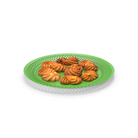 Tea Biscuits on Plate PNG & PSD Images