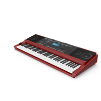 Roland E x20 Keyboard Red COLOR PNG & PSD Images