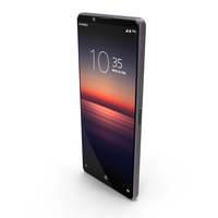 Sony Xperia 1 II Purple PNG & PSD Images