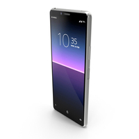 Sony Xperia 10 Mk. II White PNG & PSD Images