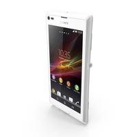 Sony Xperia L White PNG & PSD Images